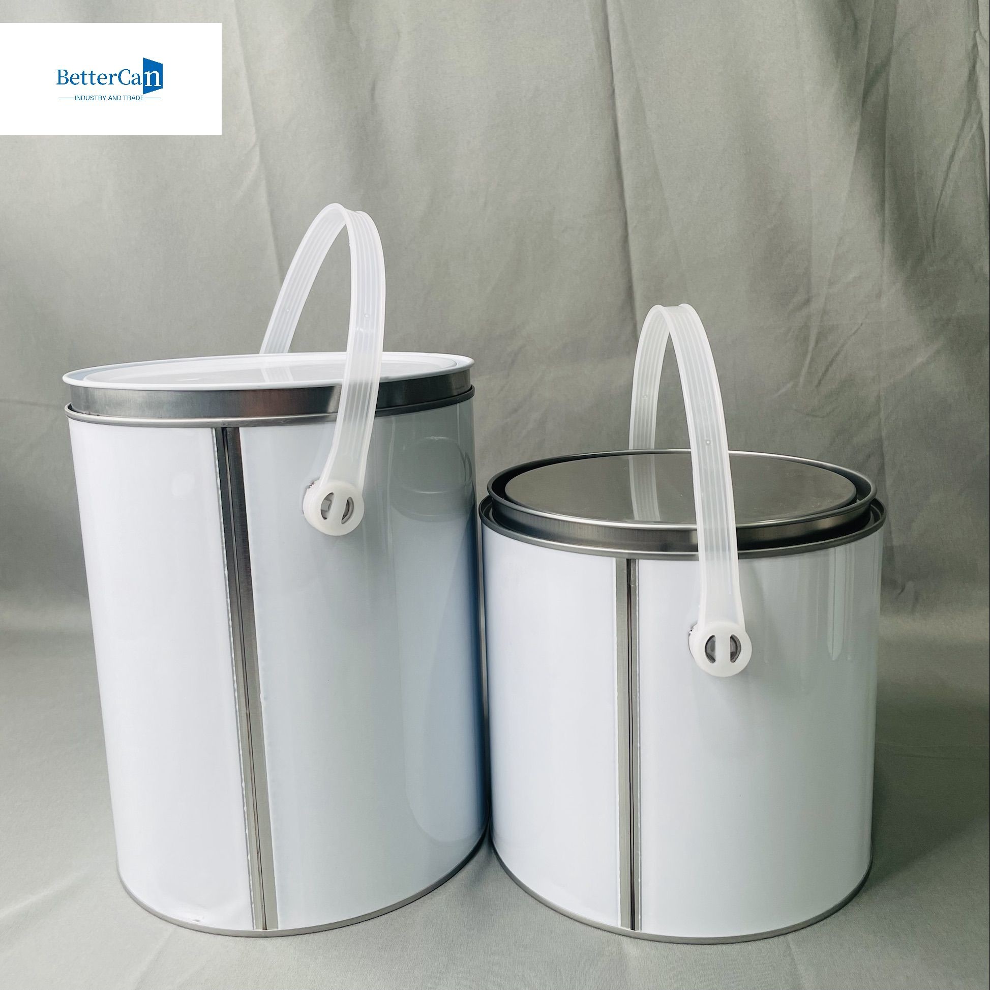 4 Liter Industrial Solvent Storage 1 Gallon Tinplate Can For Chemical Adhesives CMYK Printing