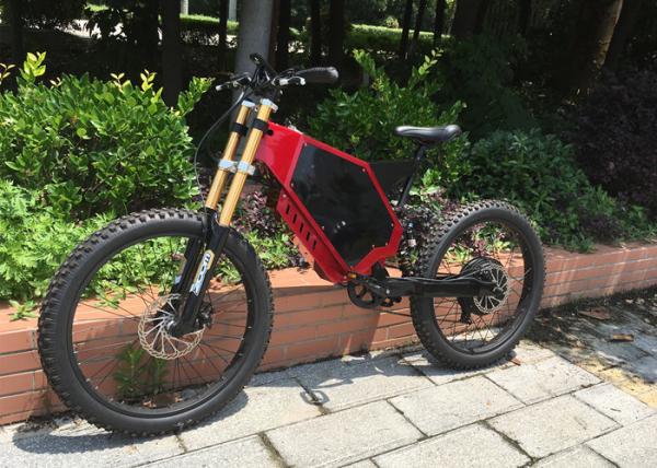 High Strength Electric Assist Mountain Bike Motorized Full Suspension Mountain
