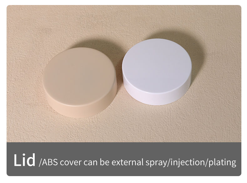 Customize Screw Top Lids 50g Empty Cosmetics Cream Jar for Sunscreen Cream and Luxury Face Body Cream Packaging