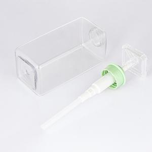 Rectangle Pump Empty Round Custom Shower Oil Flat 300ml 400ml 800ml Shampoo