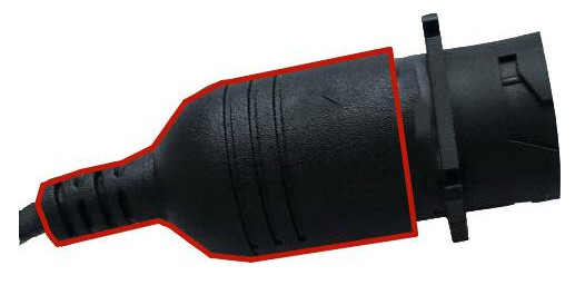 Deutsch 9 Pin Type 1 J1939 Male with Square Flange to Open End Cable