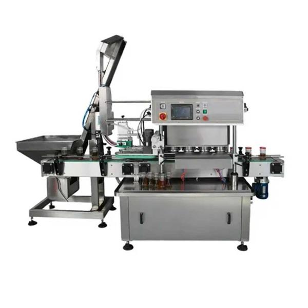 Glass Bottle High Speed Jar Vacuum Capping Sealing Machine Linear Twist Off
