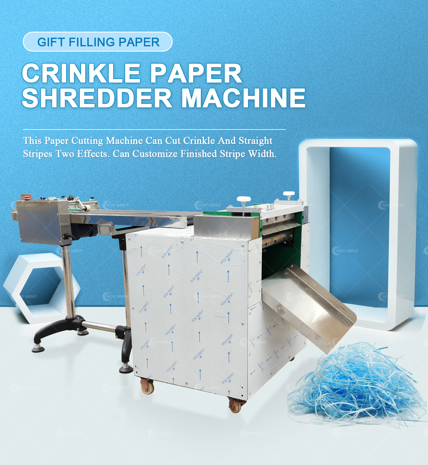 Paper Shredder for Filling Color Paper in Wedding Candy Box Red Wine Gift Box Packaging