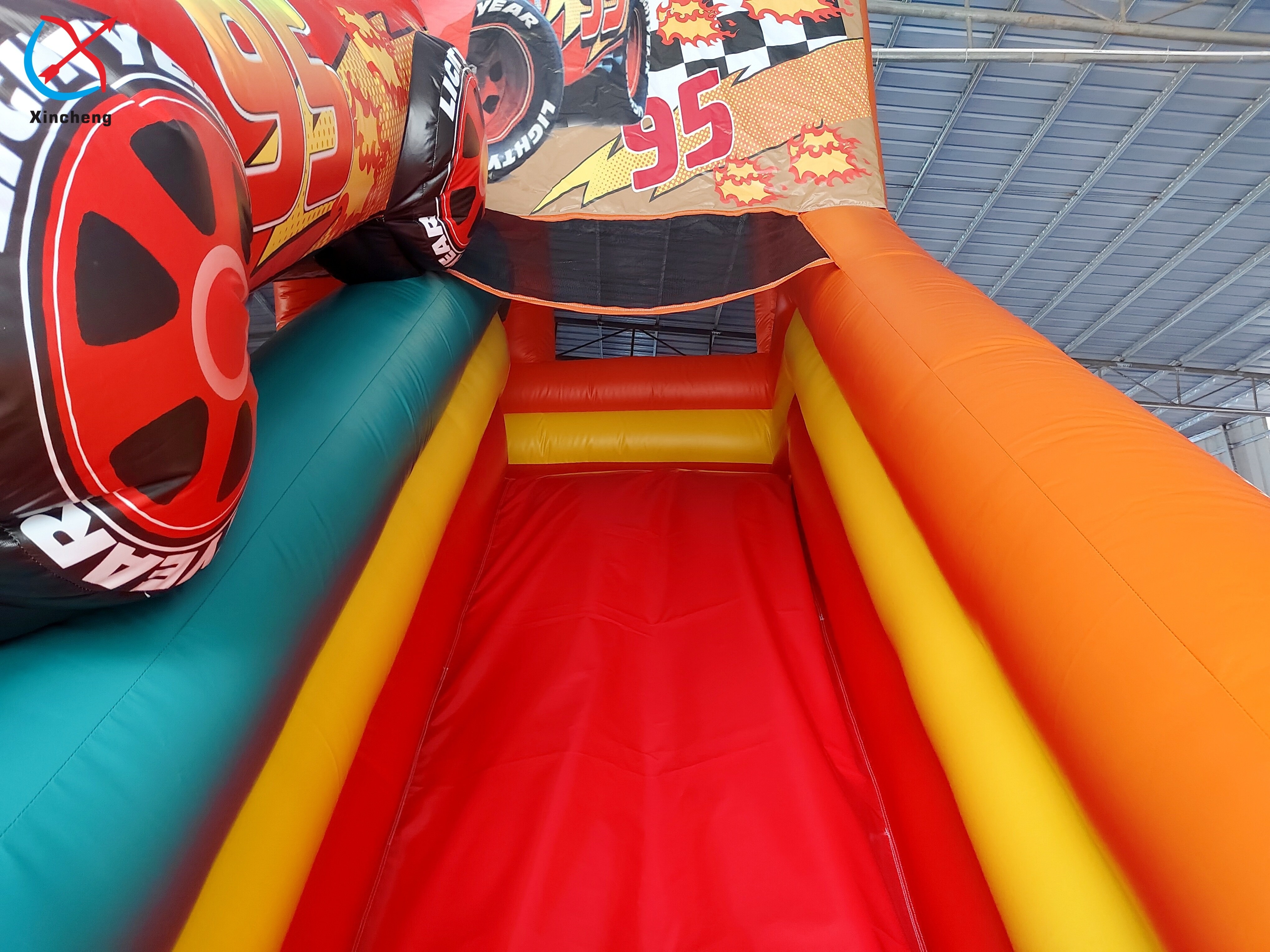 Inflatable Slide The Cars Inflatable Dry Double Slides Castle