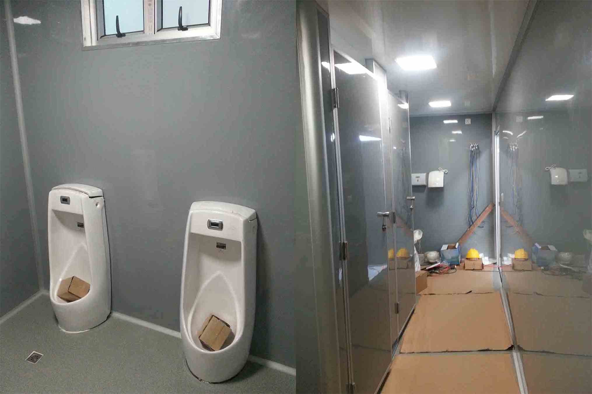Prefab Portable Toilet Container Modular Mobile Public Wc CE Certified