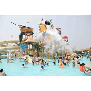 Funny Aqua Playground Fun Water Slides Combination With Biggest Water Slide For