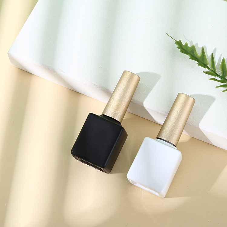Unique Empty Glass Bottle for Nail Polish Base Material Glass With Reed Diffuser or not NO Cap and Brush 10ml Pink White