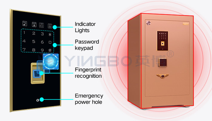 OEM 4 Cu Ft Fingerprint Lock Commercial Safe Box H780mm YB/ZY-70