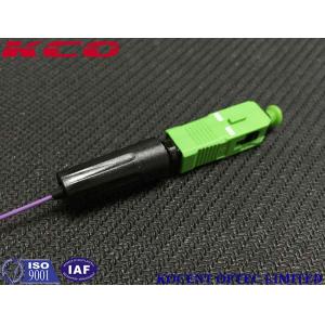 SC/APC Fiber Optic Fast Connector for 0.9mm Cable with Low Insertion Loss 0.2dB