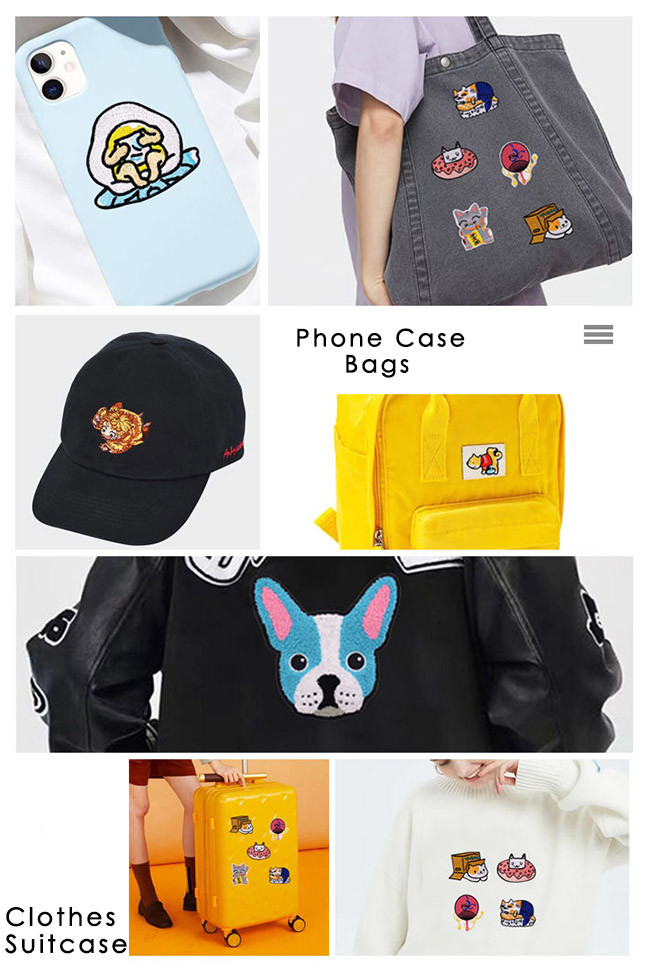 12 Colors Woven Patch Label For Events Souvenir Hats Clothes​