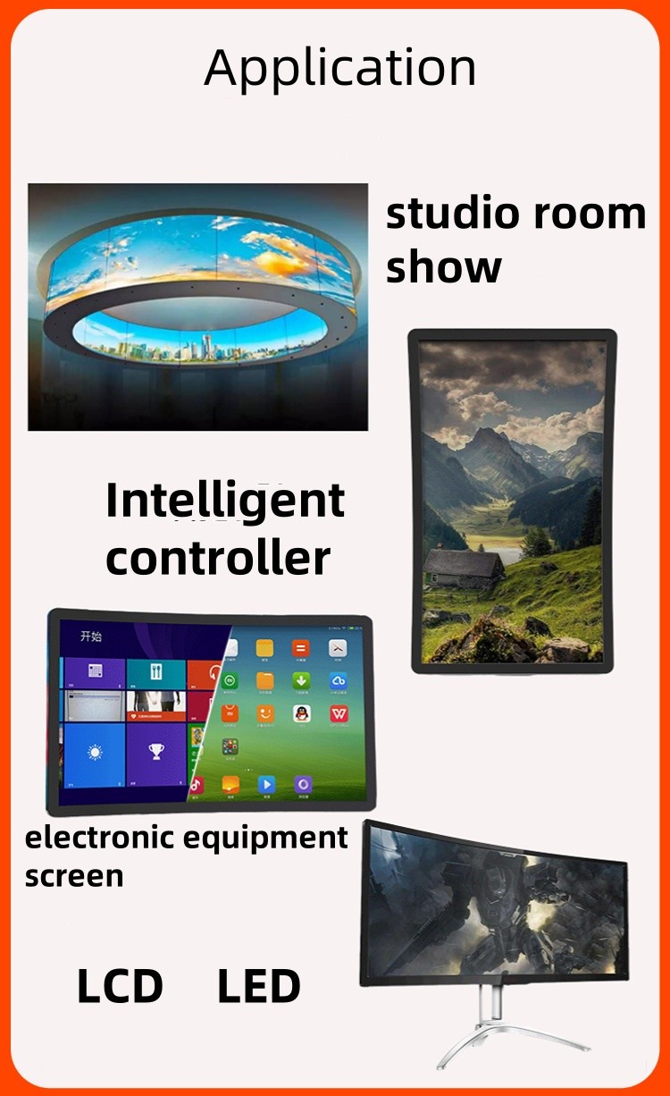 Capacitive 32 Inch Curved Touch Panel with high sensitivity USB Interface
