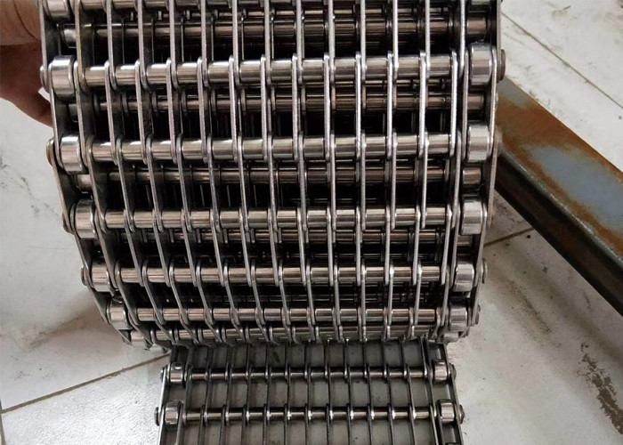 Food Grade Stainless Steel Mesh , Woven Wire Conveyor Belt For Vegetable Drying