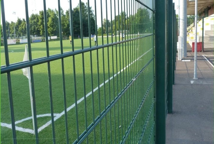 Square Post Welded Double Wire Mesh Fencing For Road