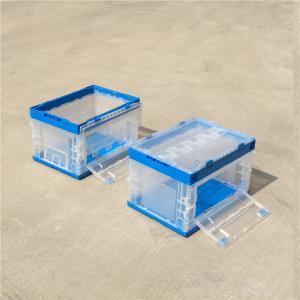 Length Sides Opening Collapsible Plastic Containers Virgin PP Material Custom