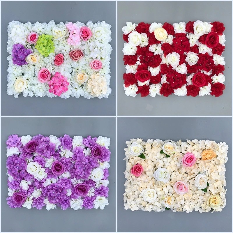 Simulation Flower wall wedding activities background wedding decoration Flower Wall