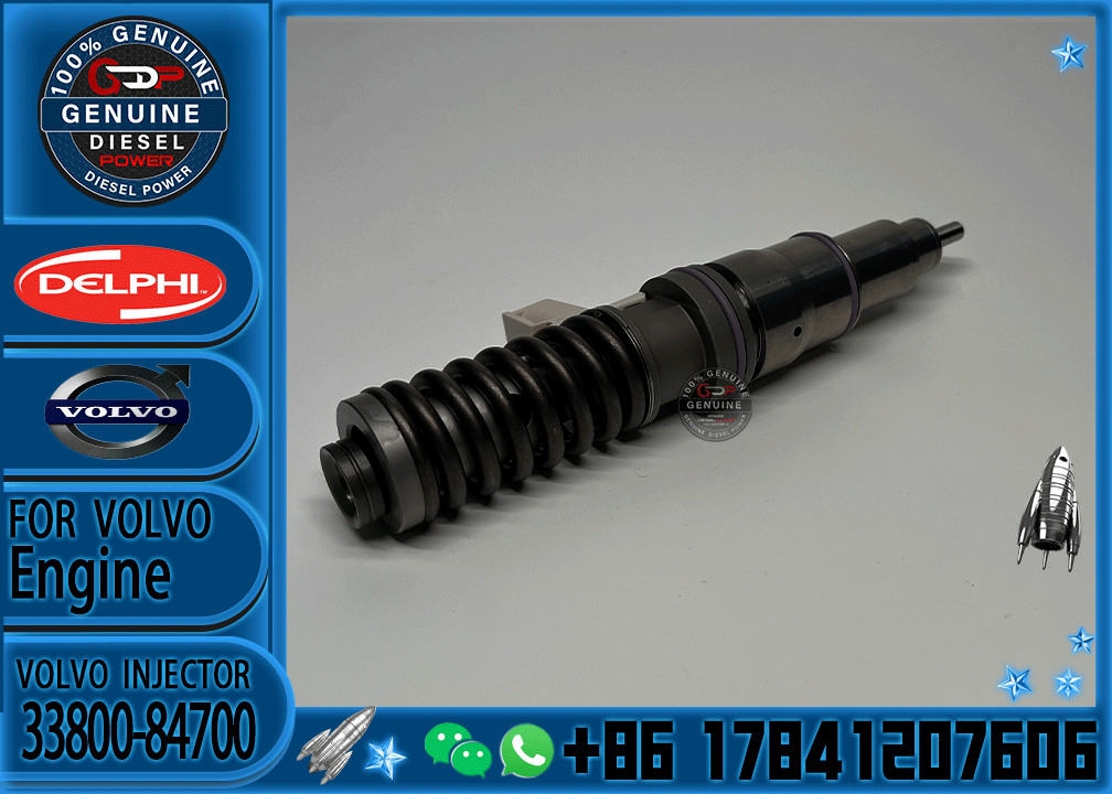 Diesel Fuel Injector 33800-84700 33800-84710 33800-84720 Common Rail Injector BEBE4L01102 For HYUNDAI Engine