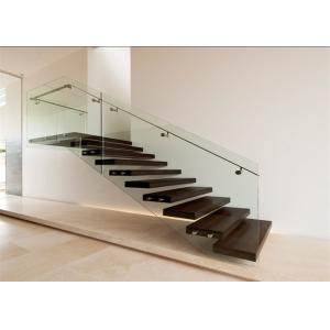 Wood Step Floating Steps Staircase Personalized Style For Public Project