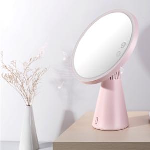 2022 New Style 3 in 1 LED Mirror with Bluetooth Speaker Design Rechargeable LED