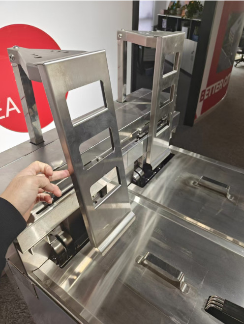 Digital Computer Panel Auto Lift Two Pots Four Baskets Electric Open Chips Fryer