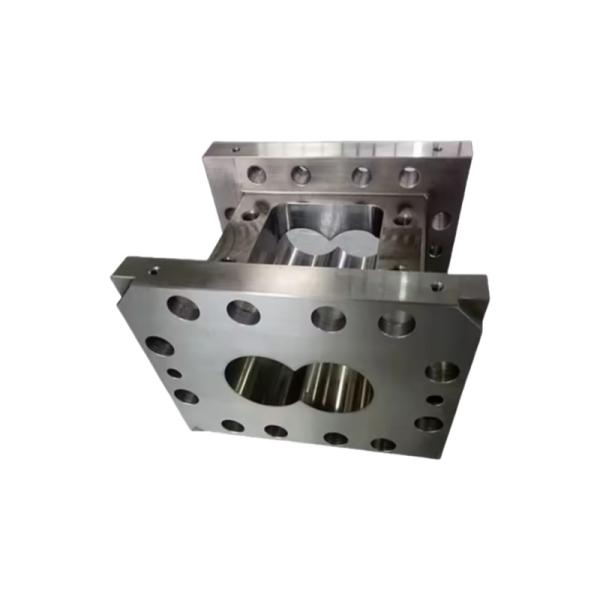 HRC58 Twin Barrel Screw Extruder Customizable Screw Barrel For Compounding