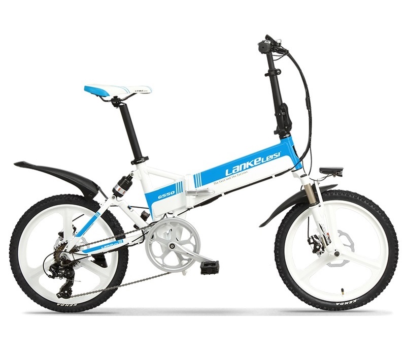 Overcharge Protection Collapsible Electric Bike 20 Inch Pre Discharge Function