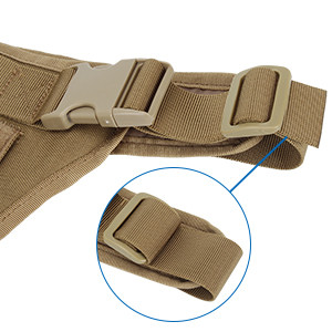 SGS 25cm Lightweight Dog Training Vest 1000D Nylon With Detachable Pouches