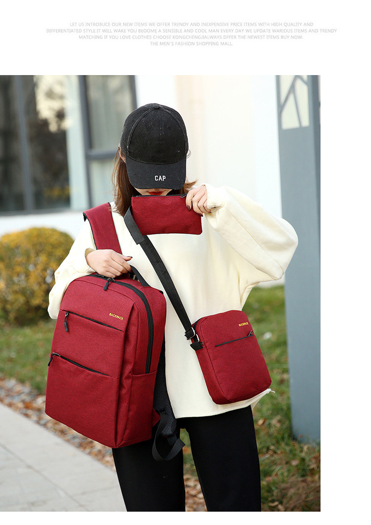 Computer 3 Piece Backpack Set School