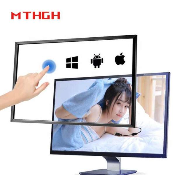 55 Inch High Transmission IR Touch Screen DC 5V Power Supply And More Than 90%