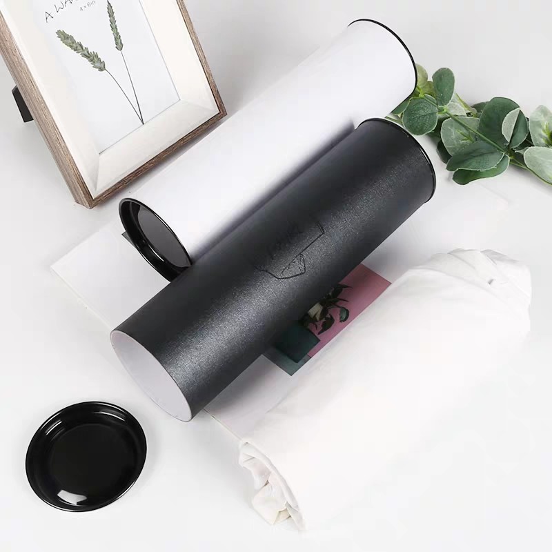 Custom Cylindrical Eco Friendly Stationery Supplies Paper Tube Packaging With Custom Surface Design