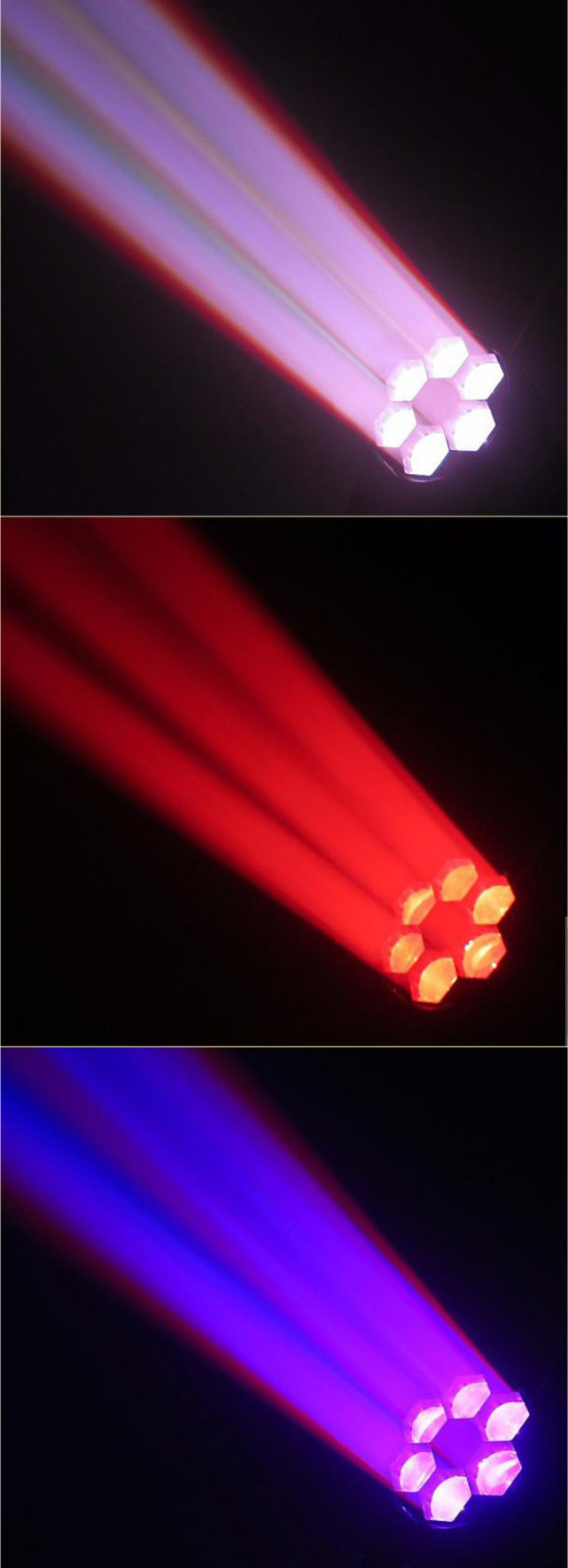 Bee Eye LED Moving Head Light , 6x15w RGBW Zoom Wash Disco Beam Light