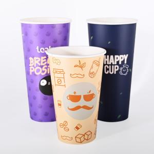  Portable Durable Single Wall Paper Cups With Flexographic Printing Manufactures