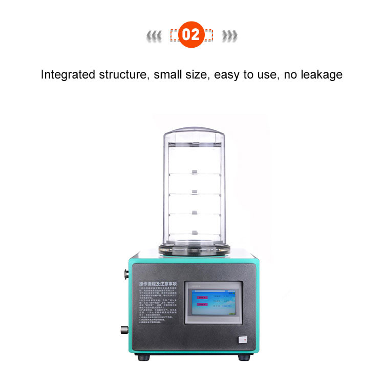 Home Small Mini Vegetable Vacuum Freeze Dryer 0.12 ㎡ Laboratory