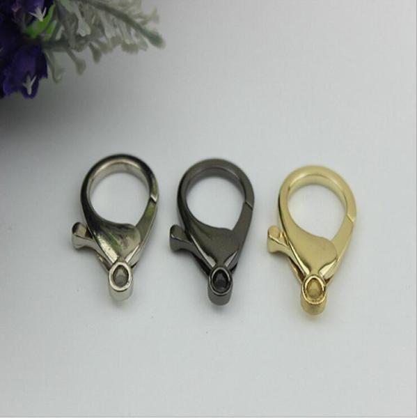 Fashion zinc alloy bag metal mini lobster claw clip snap hook match with metal