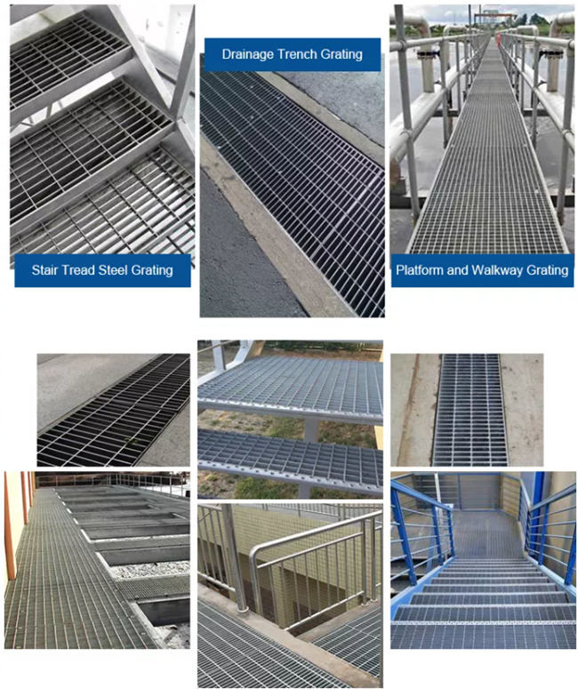 Hot Dipped Galvanized Serrated Bar Grating Walkway Platform Webforge Steel