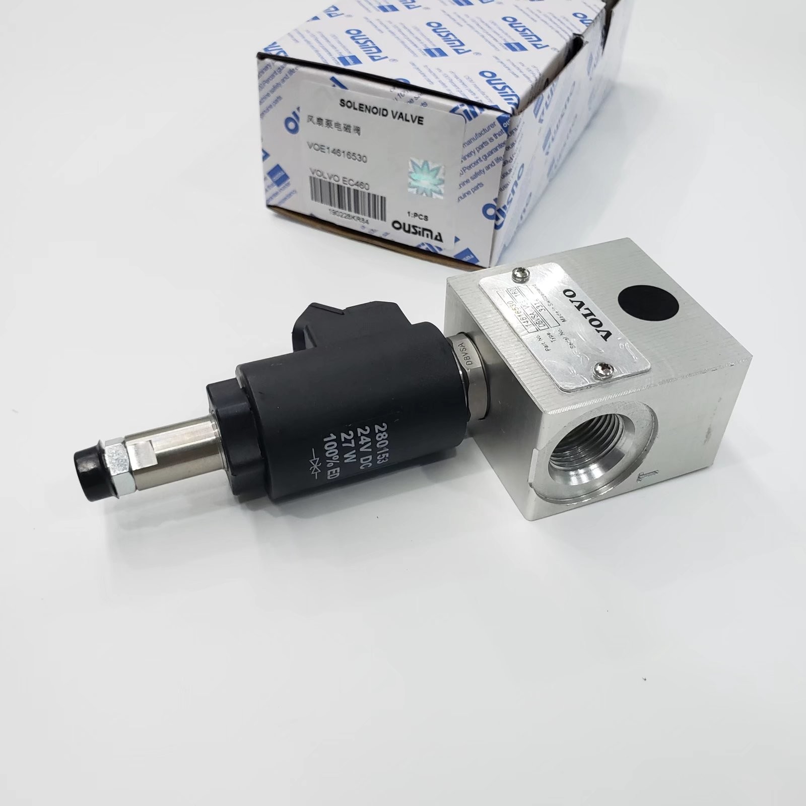 OUSIMA VOE14616530 Relief Valve Excavator Hydraulic Pump Parts For EC460