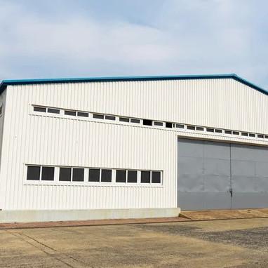 Clear Span Metal Buildings Workshop , Customized Light Steel Frame Commercial