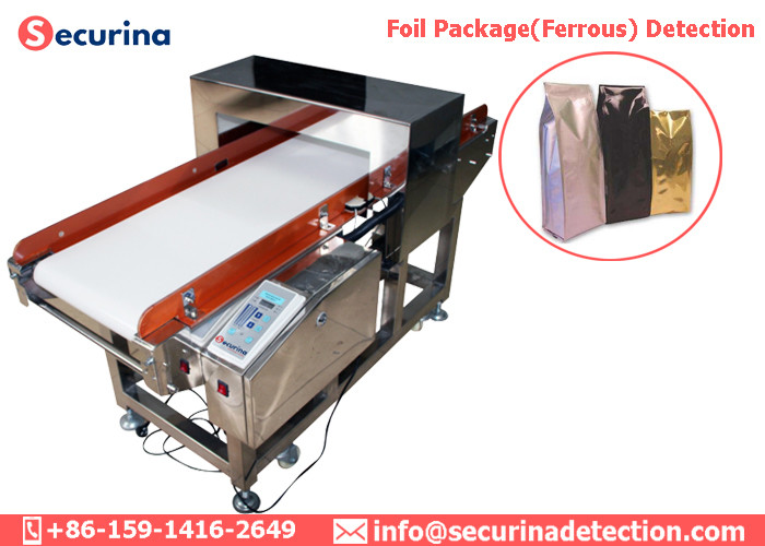 Cusomize Tunnel Size Industrial Metal Detector Conveyor In Food Processing Industries