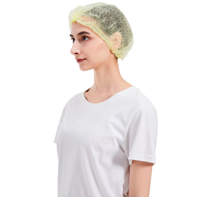 Round Disposable Medical Caps , Disposable Non Woven Cap For Laboratory