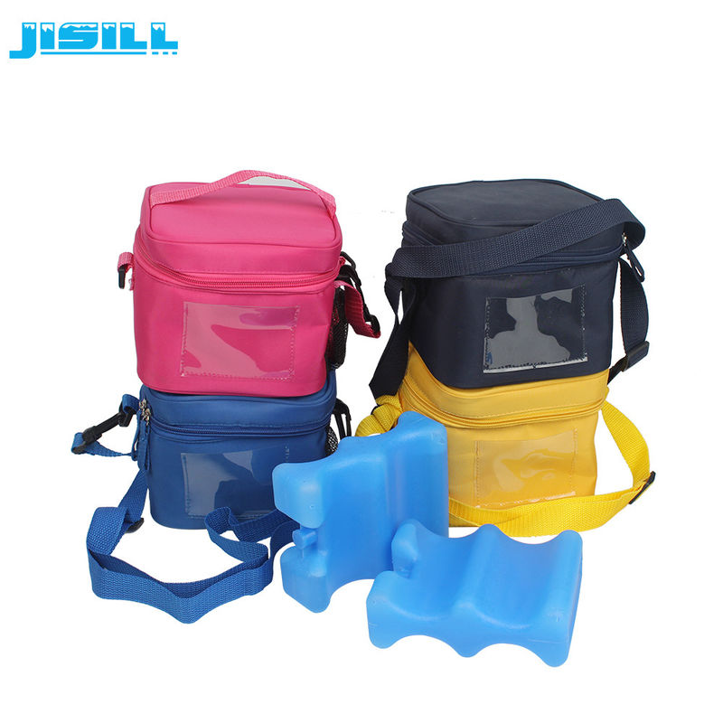Cooler Insulation Breast Milk Ice Pack , Freezer Ice Blocks 22*15*15cm