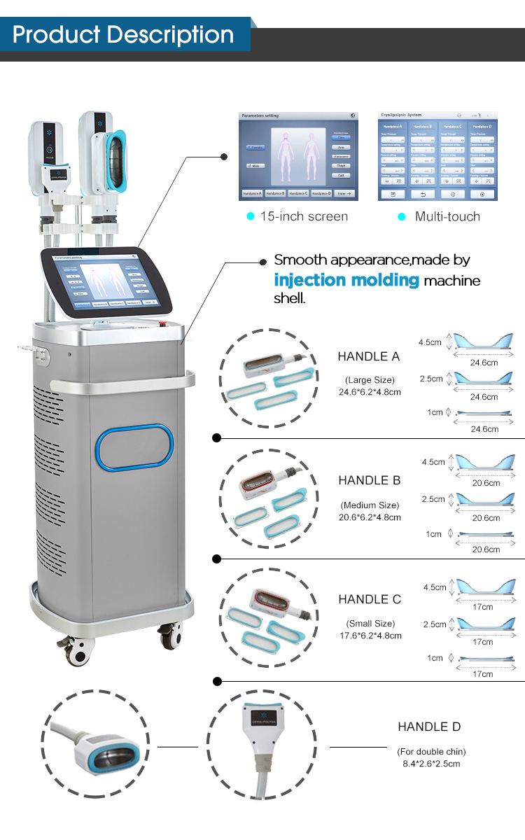 Laser Cellulite Removal Machine , 360 Cryo Fat Freezing Machine