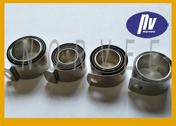 SS301 Flat Spiral Spring 2n - 4n Force For Vending Machine 300mm Length