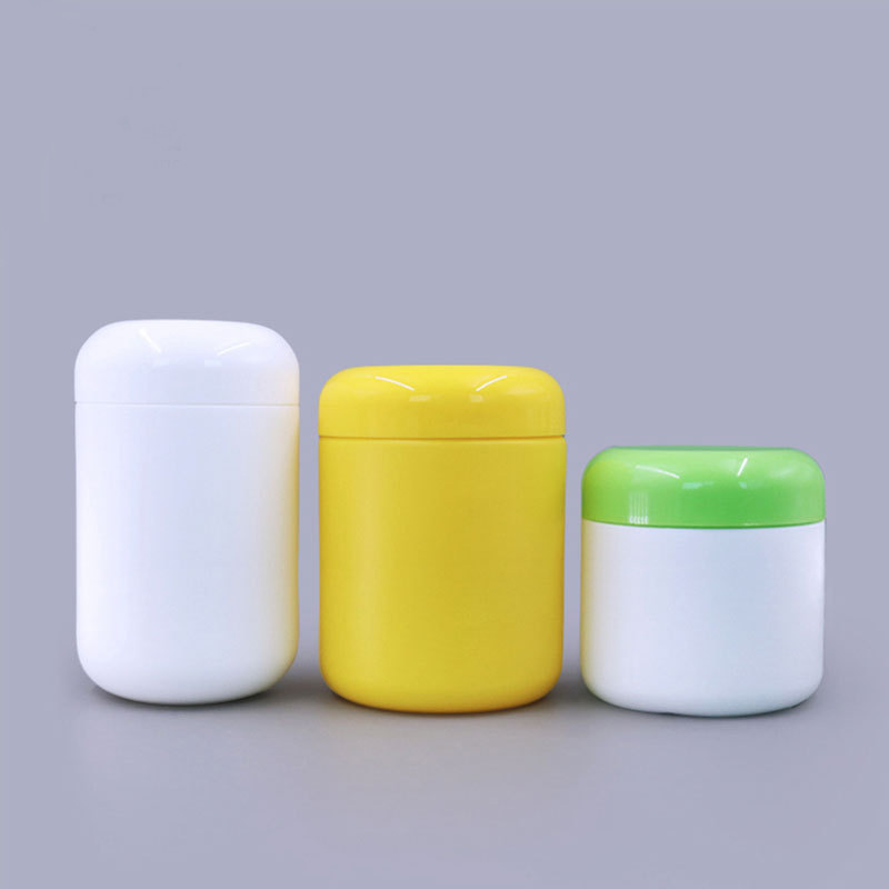 Nutritional Supplement PET PCR Bottle with Screw Lid Cap Ideal for Pill Vitamin Tablet Powder Capsule in Red Green Color