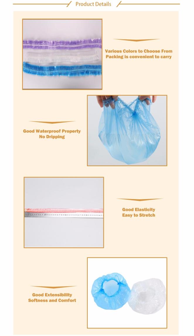Disposable PE Shower Cap
