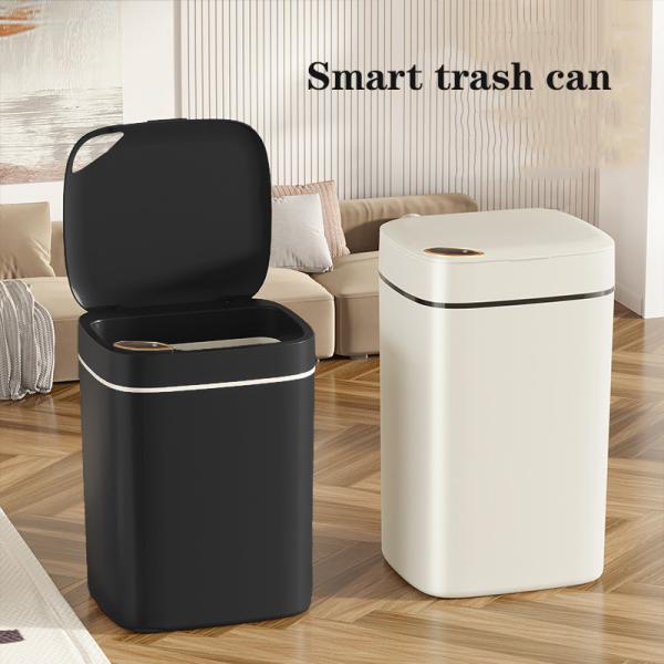 Quality 13 Gallon Kitchen Self Sealing Sensor Automatically Smart Trash Can Drawstring Garbage Bags for Trash Can Garbage Bin for sale