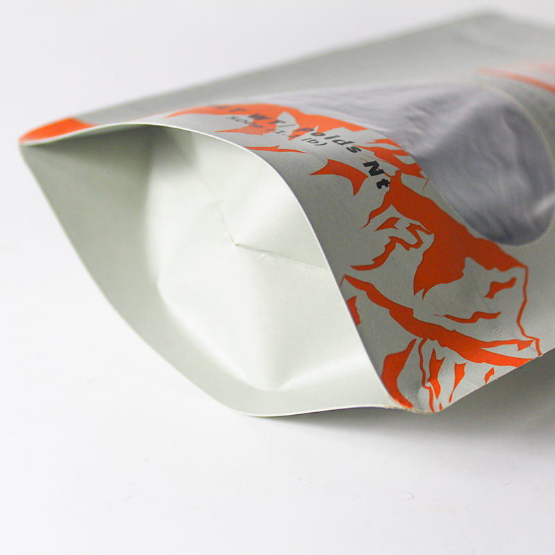 Food grade Eco friendly whey protein packaging waterproof paper bag pouch for powder