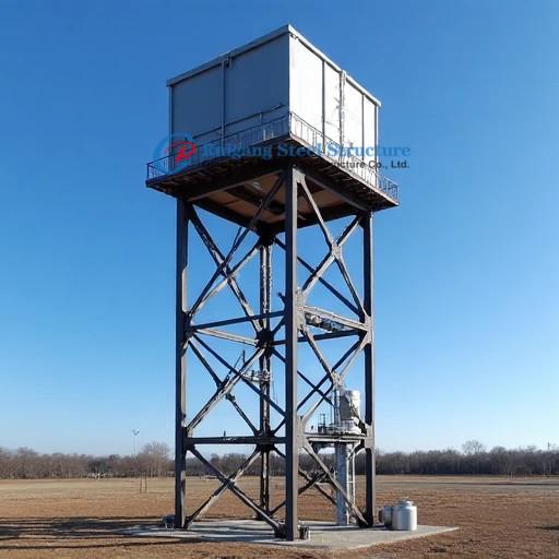 Galvanization Steel HDG Water Tank With Steel Water Tower Tank Stand Industrial