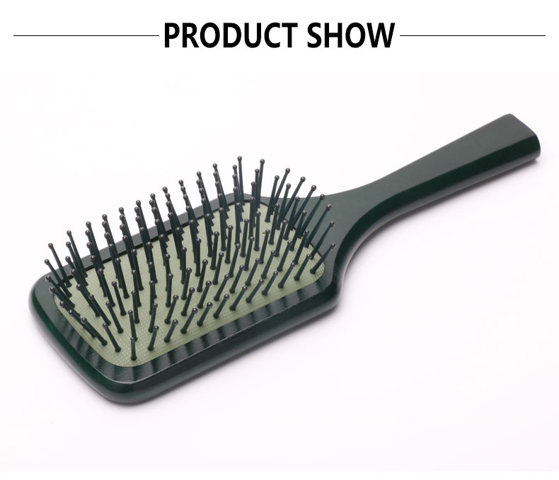 Anti Static Air Cushion Makeup Wooden Hair Brush Airbag Hair Comb For Detangle