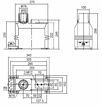 Dry Type Instrument Current Transformer , Wound Primary Type Current Transformer