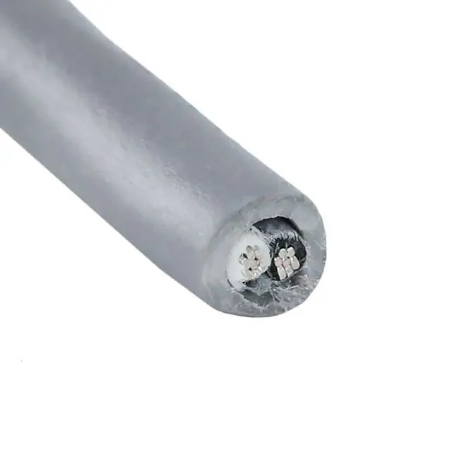 Alpha Wire 5021C SL005 CABLE 2COND 22AWG SLATE 100'
