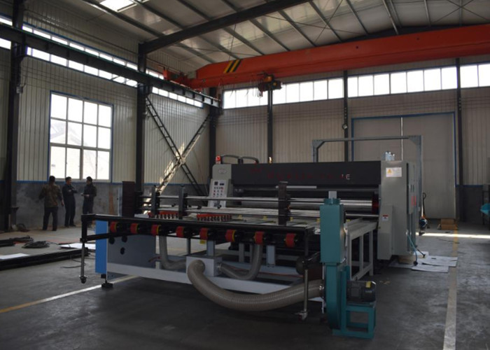 2 Colors Flexo Printing Corrugated Box Making Machine With Automatic Feeder